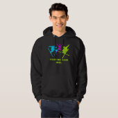 Voor Skiers Freestyle Ski Tricks Custom Graphic Hoodie (Voorkant volledig)