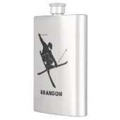 Voor Skiers Ski Trick Grafisch Gepersonaliseerd Flacon (Links)