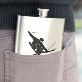 Voor Skiers Ski Trick Grafisch Gepersonaliseerd Flacon (Voorbeeld)
