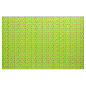 Voor Skiers Ski Tricks Pattern Lime Green Kerstmis Stof (Yard (91,4 cm))