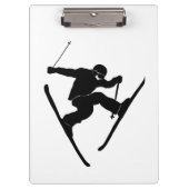 Voor skiers, skiwagens, ski-tricks grafische produ klembord (Voorkant)