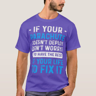 Voor Skydivers Parachuting Skydiving TShirt