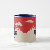 Voor Snowmobilers Snowmobile Graphic Personalized Mok (Midden)