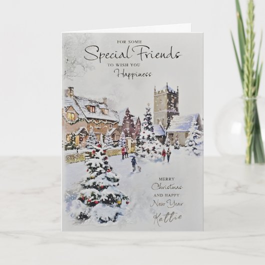 Voor sommige speciale vrienden Happy Christmas Kaart (Voorkant)