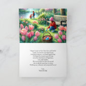 Voor Son & His Wife Happy Easter Wenskaart Kaart (Binnen)