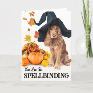 Voor Spellbinding Boyfriend Halloween Dog in Pet Kaart