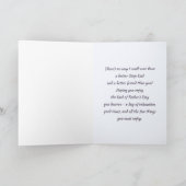 Voor Stap Papa op Vaderdag Leuke Beren Folk Art Kaart (Binnen)