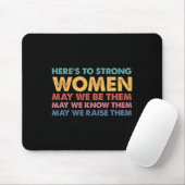 Voor sterke vrouwen Inspirerend intersectionele vr Muismat (Met muis)
