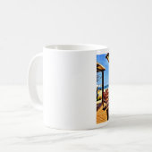 Voor strand koffiemok (Voorkant links)