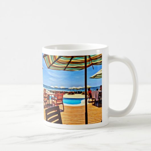 Voor strand koffiemok (Rechts)