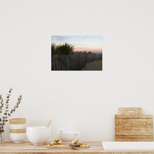 Voor Sunrise Rehoboth Beach Poster (Keuken)