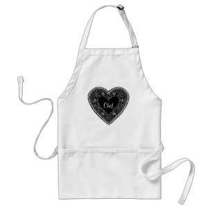 Voor Sweetheart Chefs  Lace Heart Schort