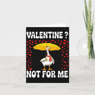 Voor T-shirt Eenzame Gans Niet Anti Valentijn Kaart