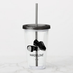 Voor tabdansers toont het tabblad Dans persoonlijk Acryl Drinkbeker