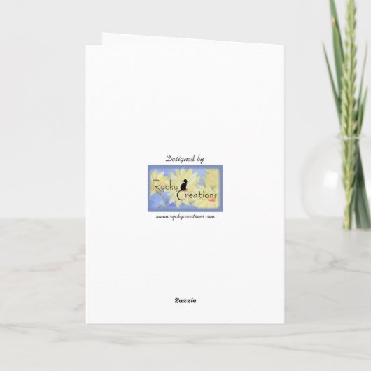 Voor tante en oom op hun _de trouwdag - Maatwerk T Kaart (Achterkant)