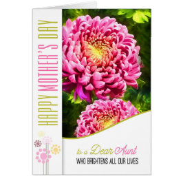 voor tante op Moederdag Pink Dahlia Garden