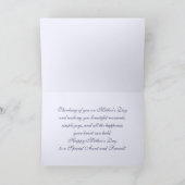 Voor tante op Moederdag Wenskaart Kaart (Binnen)