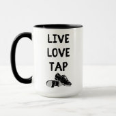 Voor Tap Dancers Live Love Tap Graphic Mok (Links)