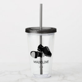 Voor Tap Dancers Tap Dance Shoes Personalized Acryl Drinkbeker