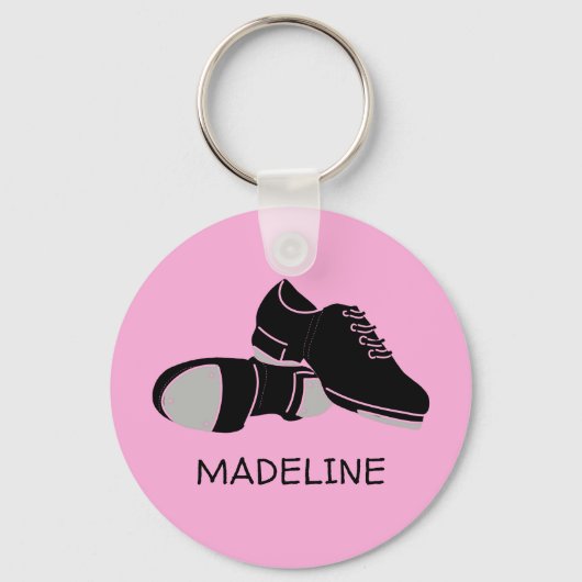 Voor Tap Dancers Tap Dance Shoes Personalized Sleutelhanger (Voorkant)