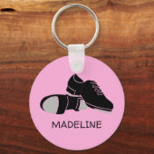Voor Tap Dancers Tap Dance Shoes Personalized Sleutelhanger (Voorkant)