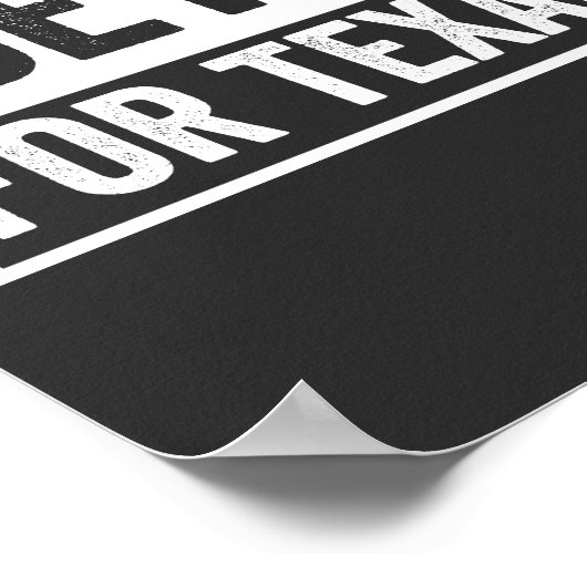 vóór TEXAS Poster (Hoek)