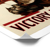 Voor thuisland en land poster (Hoek)