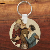 Voor thuisland en land sleutelhanger (Voorkant)