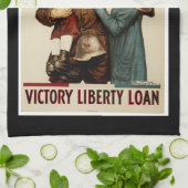 Voor thuisland en land theedoek (Gevouwen)