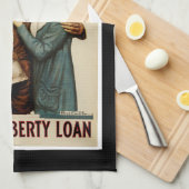 Voor thuisland en land theedoek (Quarter Fold)