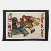 Voor thuisland en land theedoek (Horizontaal)