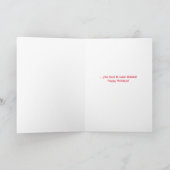 voor Tiener DUDE Santa in Zonnebril Grappige Kerst Feestdagen Kaart (Binnen)