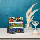 Voor, tijdens en na picknick fotoplaat (Insitu)