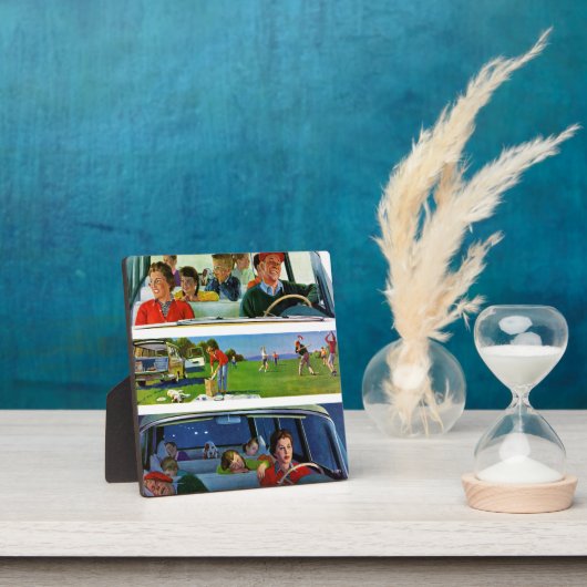 Voor, tijdens en na picknick fotoplaat (Insitu)