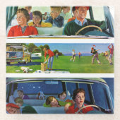 Voor, tijdens en na picknick glazen onderzetter (Voorkant)