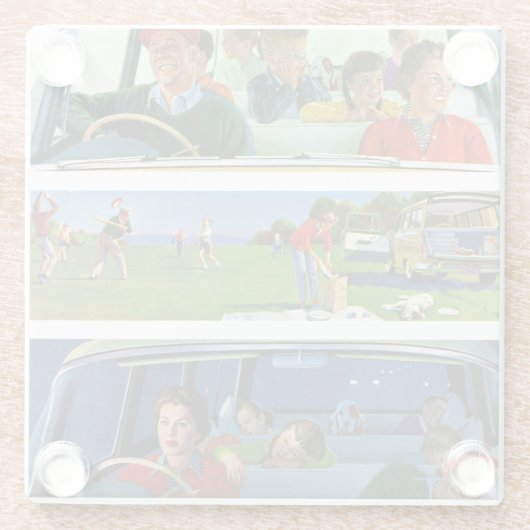 Voor, tijdens en na picknick glazen onderzetter (Achterkant)