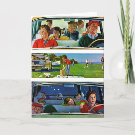 Voor, tijdens en na picknick kaart (Voorkant)