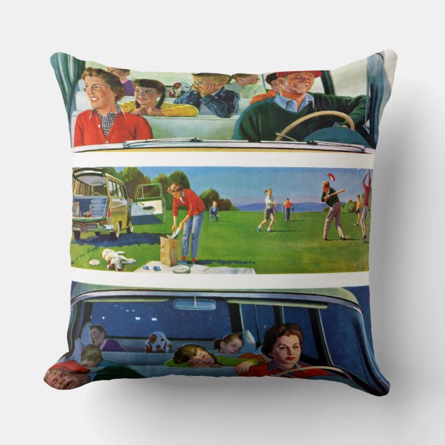 Voor, tijdens en na picknick kussen (Voorkant)