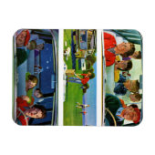 Voor, tijdens en na picknick magneet (Horizontaal)