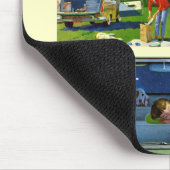 Voor, tijdens en na picknick muismat (Hoek)