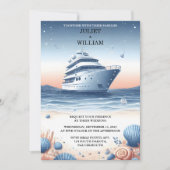 Voor touw knoop boot schip marine blauw nautische  kaart (Voorkant)