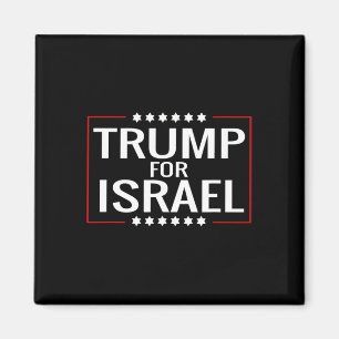 Voor Trump 2020 Hebreeuwse Rally Teken-Joods Israë Magneet
