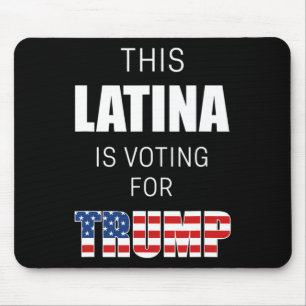 Voor Trump 2020 verkiezing President Hispanic Vrou Muismat