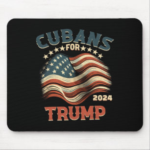 Voor Trump 2024 Amerikaanse vlag Muismat