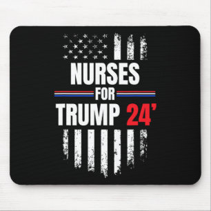 Voor Trump 2024 Amerikaanse vlag Muismat