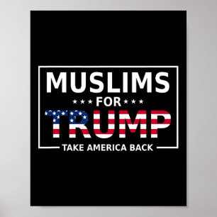 Voor Trump 2024 Conservative Funny Election 45 47 Poster