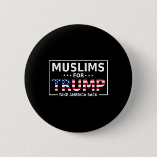 Voor Trump 2024 Conservative Funny Election 45 47  Ronde Button 5,7 Cm