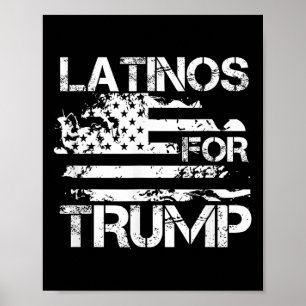 Voor Trump 2024 Conservative Funny Election USA FL Poster