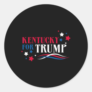 Voor Trump 2024 herverkiezing President stemming Ronde Sticker