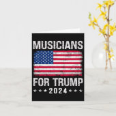 Voor Trump 2024 Kaart (Gele Bloem)